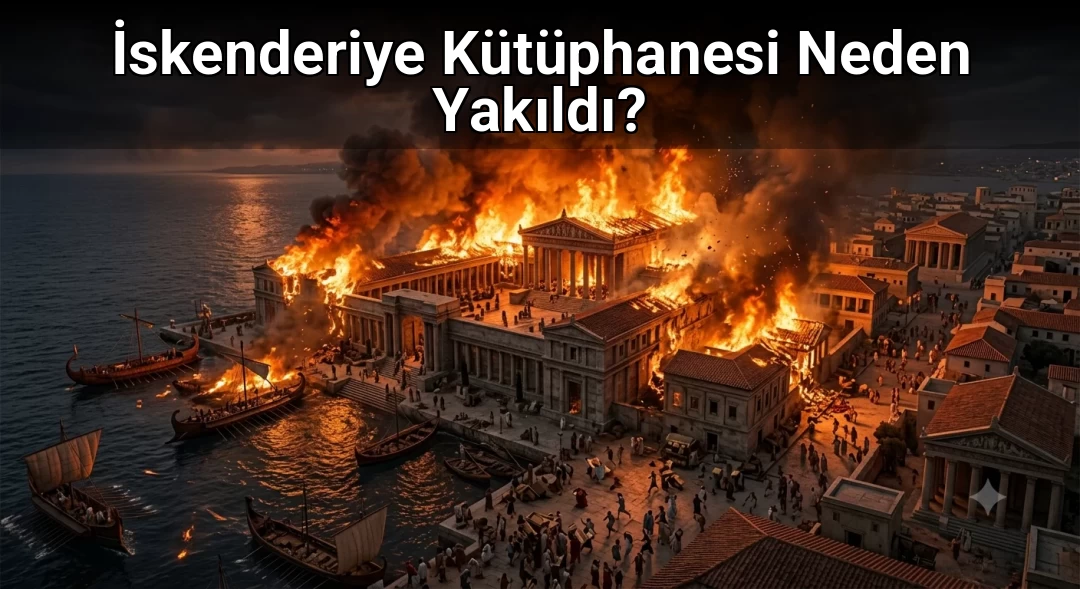 İskenderiye Kütüphanesi Neden Yakıldı?